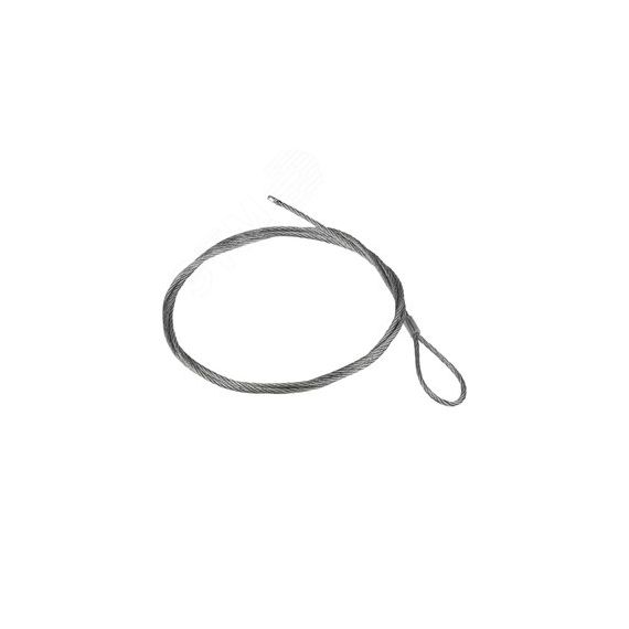 Трос стальной с петлей L=5м (2мм) EKF trp-5