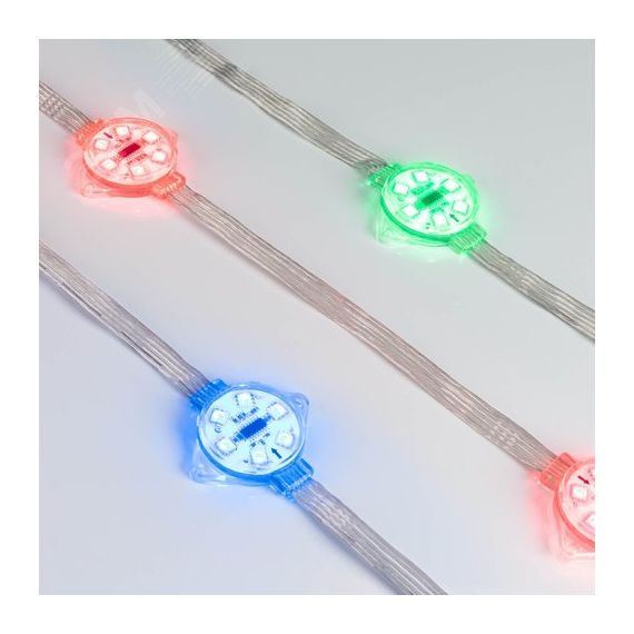 Модуль управляемый VISOR-DMX-5060-6-24V RGB 120deg (D40x12мм, 1.5W, IP68) (-) Arlight 029188