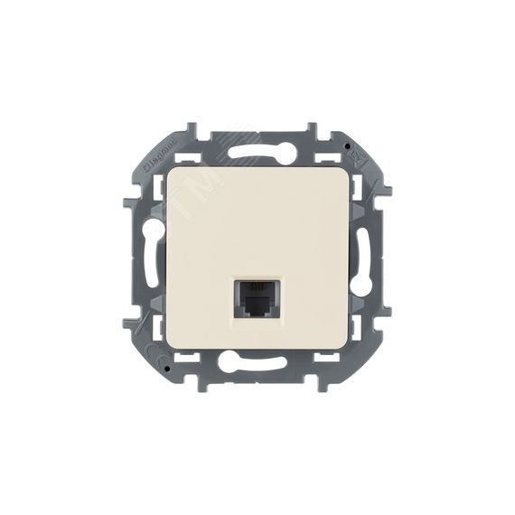 Телефонная розетка RJ11 INSPIRIA слоновая кость Daccord/Legrand 673821
