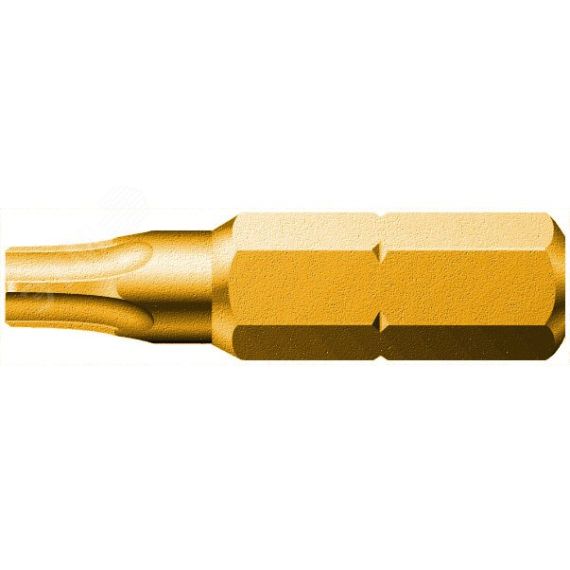 Бита 867/1 Z TORX HF c функцией фиксации крепежа вязкая твердость хвостовик 1/4 C 6.3 TX 25 x 25 мм WERA WE-066075