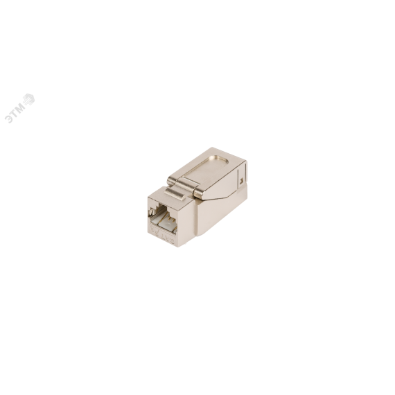 Модуль Keystone Кат.5e, RJ45/8P8C самозажимной экранированный металлик NIKOMAX/NIKOLAN NMC-KJSD2-NT-MT