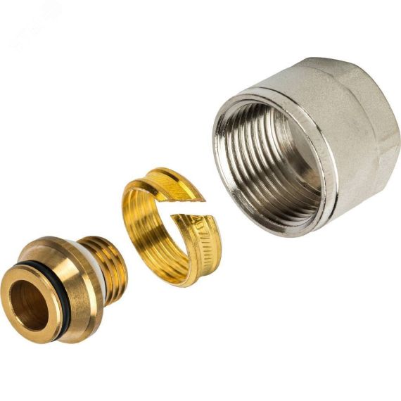 Фитинг компрессионный для труб PEX-AL-PEX 20х2,0х3/4 STOUT SFC-0021-002020