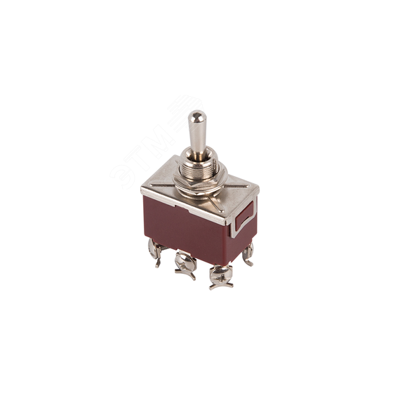 Тумблер 250V 15А (6c) (ON)-OFF-(ON) двухполюсный REXANT 36-4172