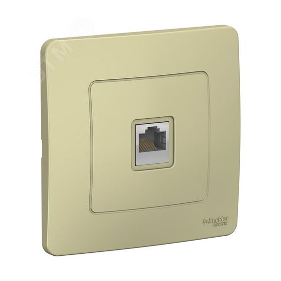 BLANCA С/У РОЗЕТКА компьютерная RJ45, кат.5E, БЕЖЕВЫЙ SE (Systeme) BLNIS045007