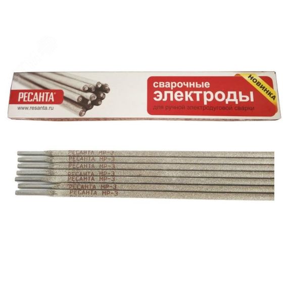 Электроды МР-3 Ф4.0 Пачка 1 кг Ресанта 71/6/24