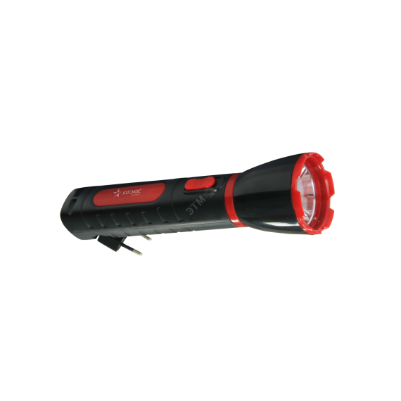 Фонарь ручной аккумуляторный , 1W, аккум. 4V 0,5Ah, 140Lm, 6 часов, КОСМОС KOCAcc103LED