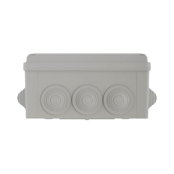 Коробка ответвит. с 10 кабельными вводами д.25мм, IP55, 150х110х70мм