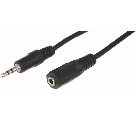 Кабель Стерео 3,5 мм гнездо - Стерео 3,5 мм штекер, длина 10 метров, 17-4008, REXANT 17-4008