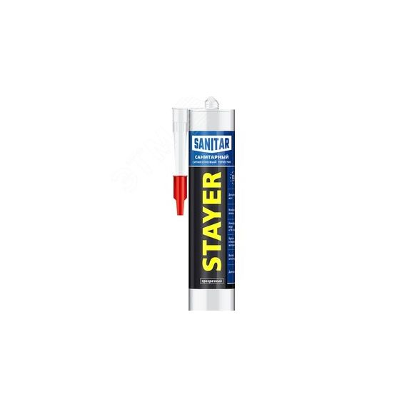 Герметик силиконовый 260 мл прозрачный STAYER 41215-2_z01