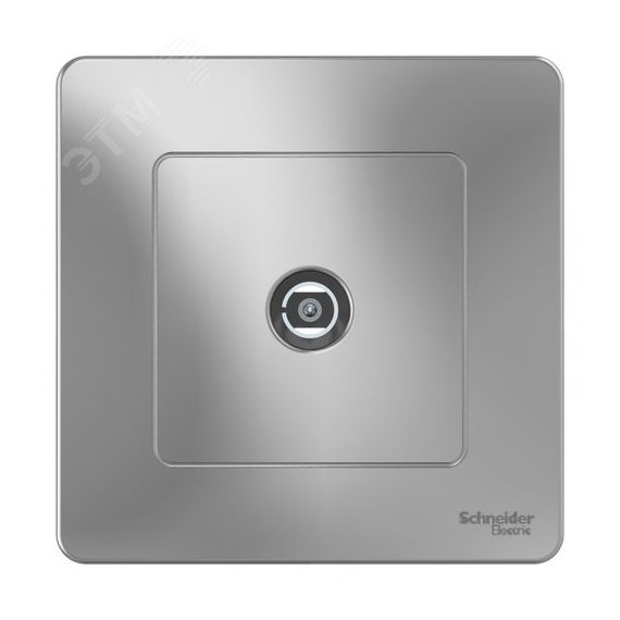 BLANCA скрытой установки коннектор тв, алюминий SE (Systeme) BLNTS000013