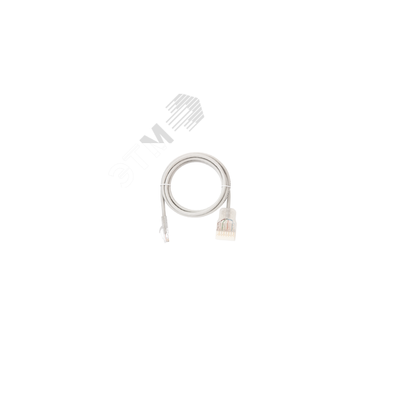 Патч-корд U/UTP 4 пары Cat 5e 110-RJ45/8P8C T568B 7х0192мм LSZH серый 15м NIKOMAX/NIKOLAN NMC-PC4UD05B-015-C-GY