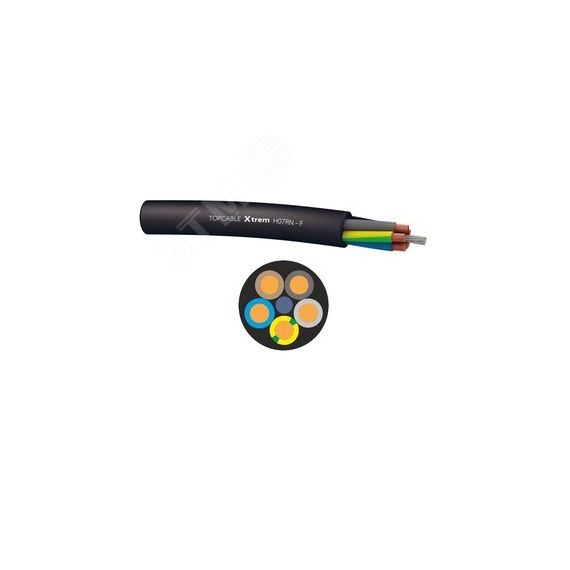 Кабель силовой XTREM H07RN-F/DN-F 5G1 0,6/1kV TopCable 3005001