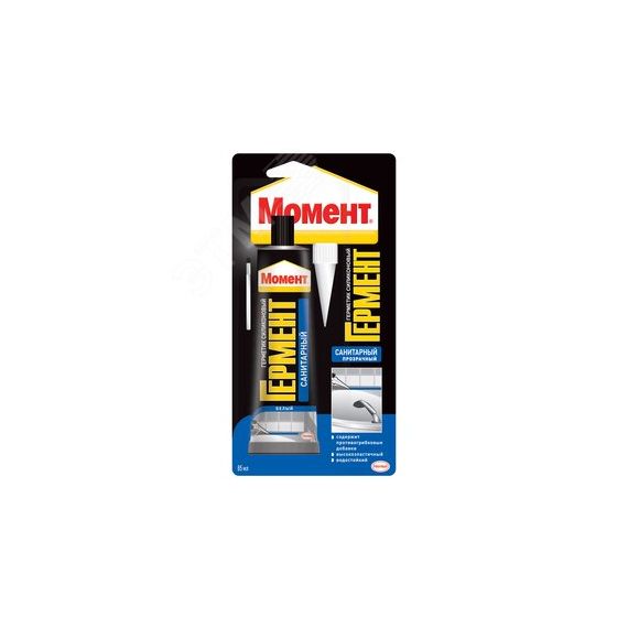 Герметик Силик.Санит.Момент ГЕРМЕНТ прозр,85мл бл Henkel Б0022960