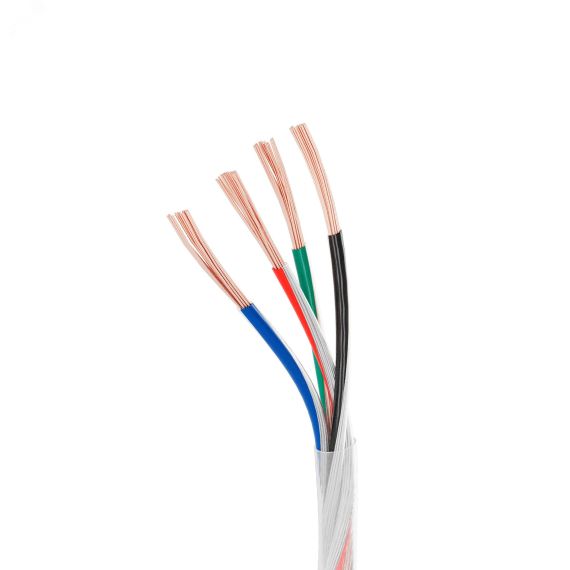 Провод питания ARL-20AWG-CLEAR-4Wire-CU-Double (4x0.75мм) (-) Arlight 040594