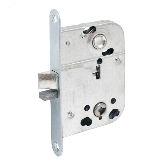 Защёлка АЛЛЮР 2014 ZP хром для финских дверей с фиксатором б/о ПТК 14364