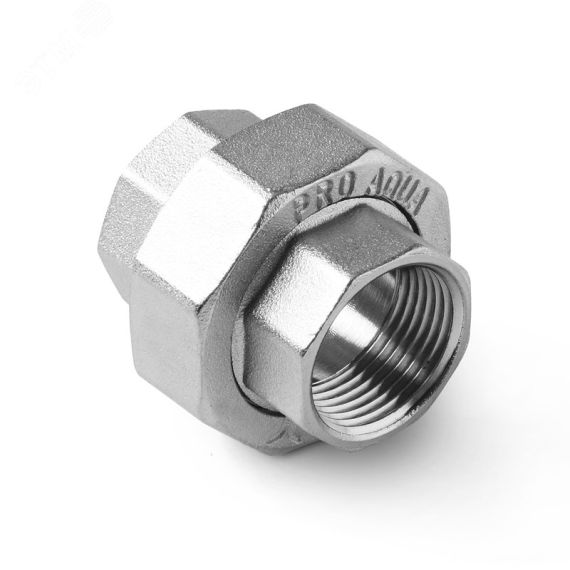Соединение разъемное прямое резьбовое, В 1/2 x 1/2 PRO AQUA 20-f15-f15x
