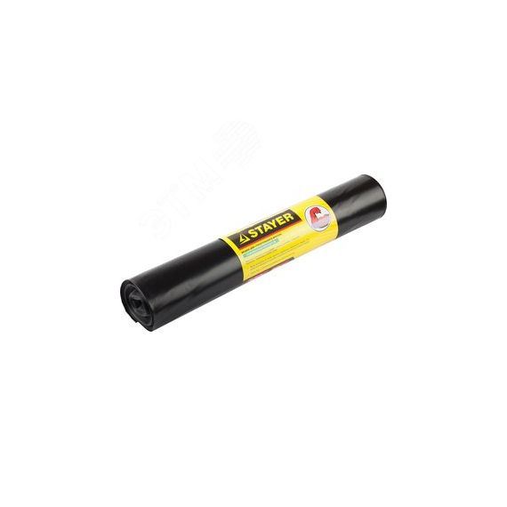 Мешки для мусора HEAVY DUTY 120 л, чёрные STAYER 39157-120