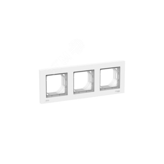 ATLASDESIGN AQUA Рамка 3-постовая, IP44, БЕЛЫЙ SE (Systeme) ATN440103