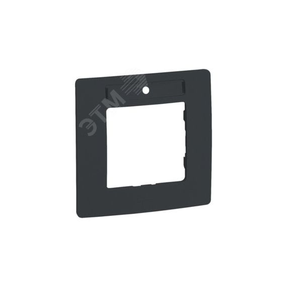 ETIKA Рамка с держателем для маркировки 1 пост антрацит Daccord/Legrand 672586