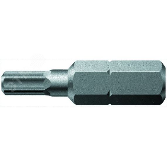 Бита под внутренний шестигранник 840/1 Z Hex-Plus вязкая твердость хвостовик 1/4 C 6.3 4 x 25 мм WERA WE-056320