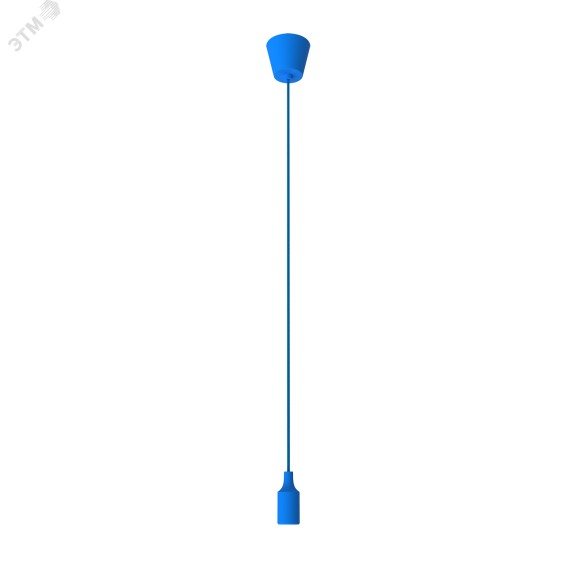 Светильник подвесной под лампу E27 1х60 Вт 200-240В IP20 1000х40 мм Голубой Decor Gauss PL014