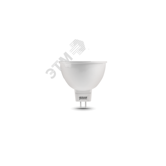 Лампа светодиодная LED 9 Вт 660 лм 4100К AC180-240В GU5.3 софит MR16 нейтральный  Elementary Gauss Gauss 13529