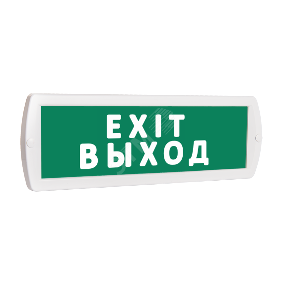 Оповещатель охранно-пожарный световой (зеленый фон) SLT Т 12 Exit Выход