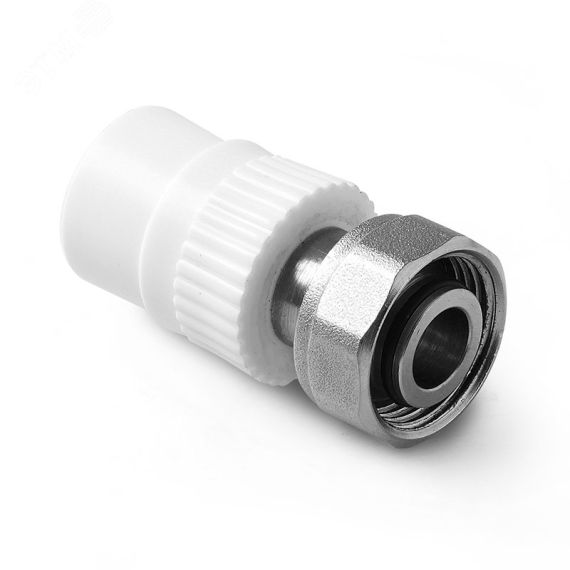 Евроконус (Муфта с накидной гайкой) полипропиленовый Белый 20x3/4 PRO AQUA PA75010P
