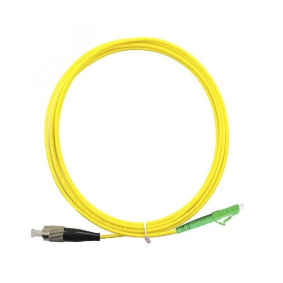 Шнур оптический simplex 10м LC/APC-FC/UPC 9/125 sm LSZH Cabeus FOP(s)-9-LC/APC-FC/UPC-10m