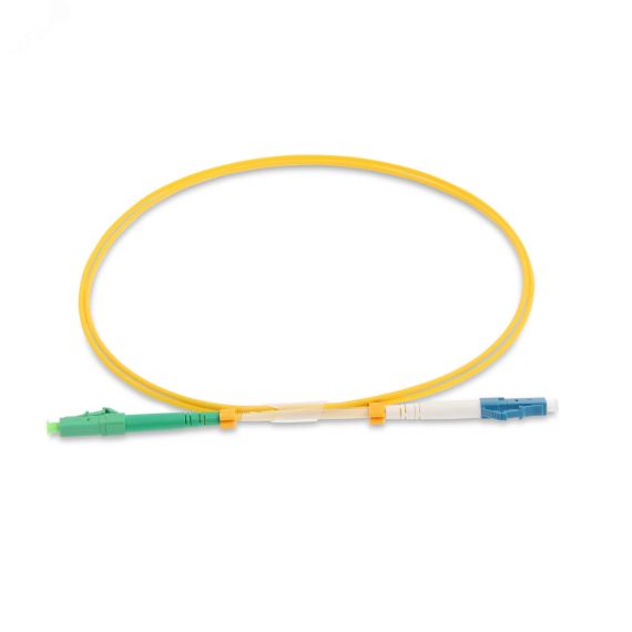 Шнур оптический simplex 10м LC/APC-LC/UPC 9/125 sm LSZH Cabeus FOP(s)-9-LC/APC-LC/UPC-10m