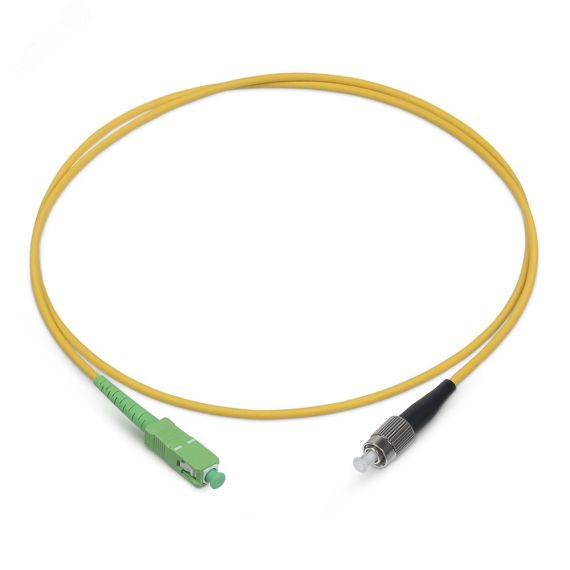 Шнур оптический simplex 10м SC/APC-FC/UPC 9/125 sm LSZH Cabeus FOP(s)-9-SC/APC-FC/UPC-10m