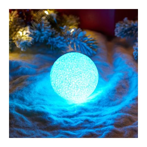 Фигура светодиодная Снежок, RGB, 8 см Neon-Night 513-011
