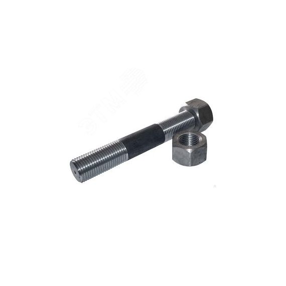 Шпилька АМ24-6gх120.48.35.III.3 ГОСТ 9066-75 с 2мягайками М24-6Н.25 ГОСТ 5915-70 для фланцевых      соединений ГМС SM-00001235