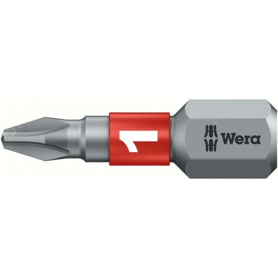 Бита биторсионная 851/1 BTZ PH вязкая твердость хвостовик 1/4 C 6.3 PH 1 x 25 мм WERA WE-056420