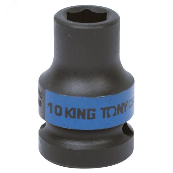 Головка торцевая ударная шестигранная 1/2', 10 мм King Tony 453510M