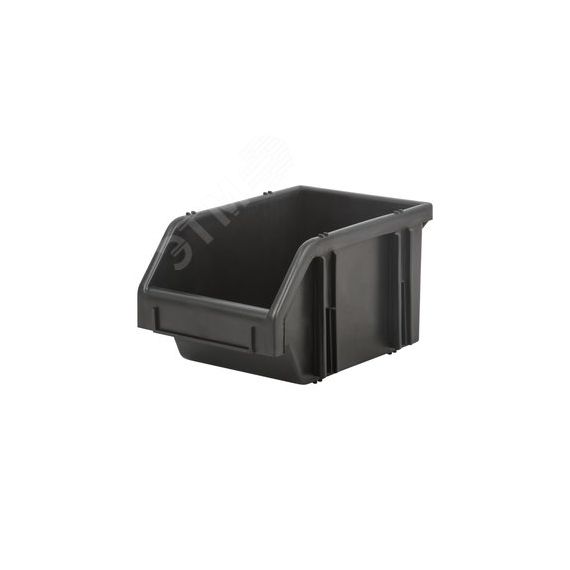 Лоток для крепежа пластиковый черный 125х150х230 мм FIT РОС 65694