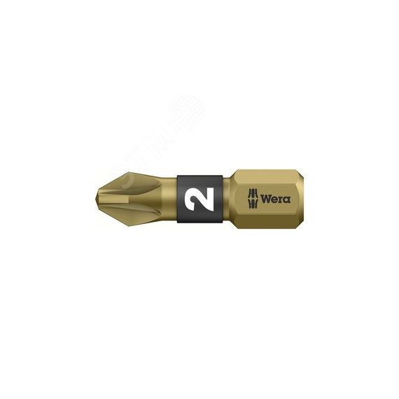 Бита биторсионная 855/1 BTH PZ сверхтвердая хвостовик 1/4 C 6.3 PZ 2 x 25 мм WERA WE-056712