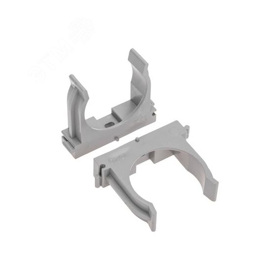 Крепеж-клипса для трубы 40 мм, серая (30 шт./уп.), REXANT REXANT 28-0140-2