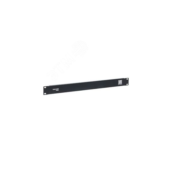 Фальшпанель TERACOM PRO 1U чёрная EKF TRP-1FP-BK