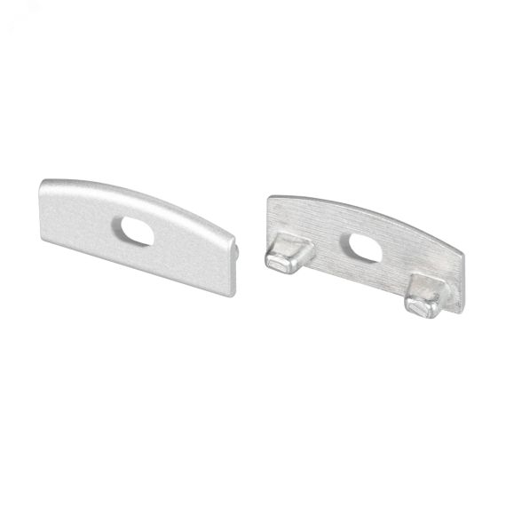 Заглушка для ALU-WIDE-H8 с отверстием (ARL, Металл) Arlight 014854