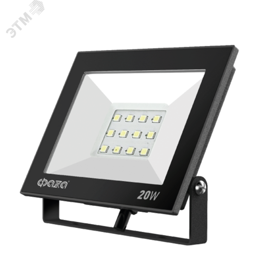 Прожектор светодиодный СДО-20 20Вт 6500К 1600Лм IP65  ФАZА JazzWay 5047266