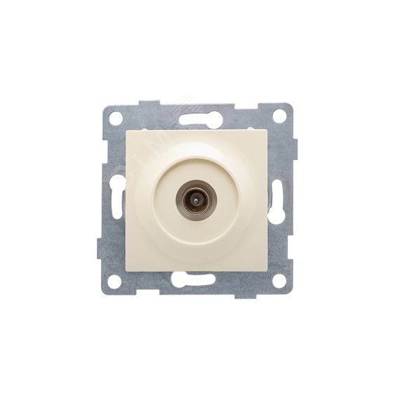 GUSI Ugra механизм антенной розетки, одинарной, скрытая  установка. Цвет  бежевый. GUSI Electric С11А1-003