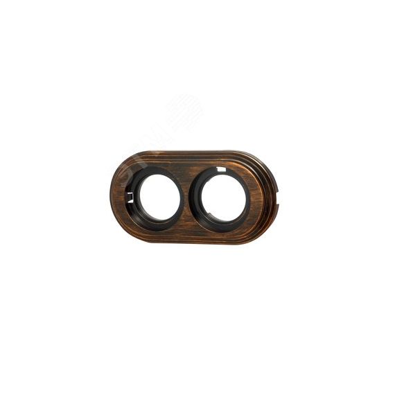 Лизетта Рамка 2-х постовая, пластик, цвет Бронза Бирони BF1-620-25