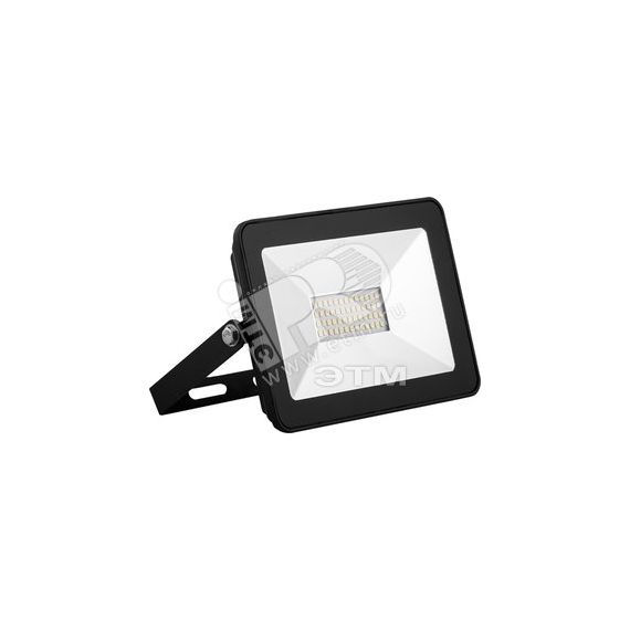 Прожектор светодиодный ДО-30w 4000К 2700Лм IP65 черный SAFFIT SFL90-30