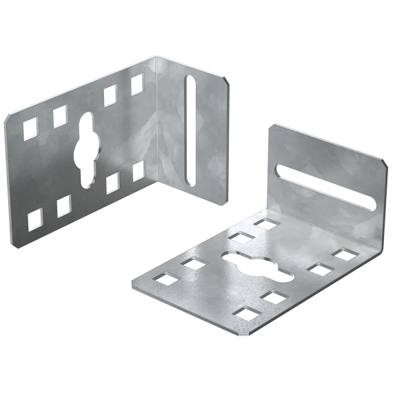 ITK Кронштейн L-образный крепления вертикальных органайзеров/PDU (2шт/компл)