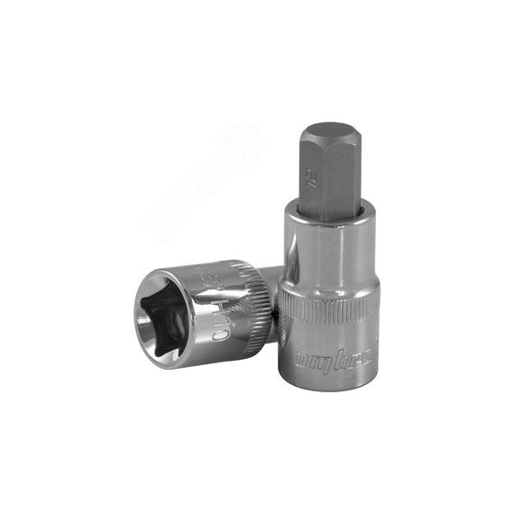 Насадка торцевая 1/2''DR с вставкой-битой шестигранной, Н10 Ombra 120210