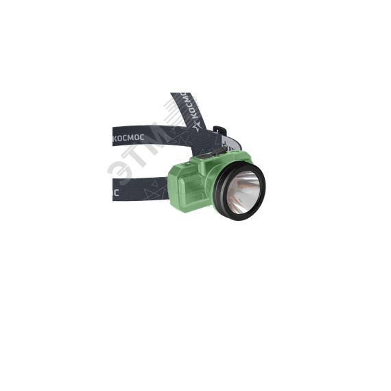 Фонарь налобный аккум/2ВтLED/Li-ion 14500 500mAh/ABS-пластик/USB-шнур type C КОСМОС KOC516Lit