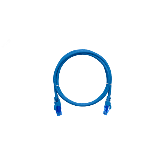 Патч-корд U/UTP 4 пары Cat 6 2хRJ45/8P8C T568B 7х0205мм LSZH синий 015м NIKOMAX/NIKOLAN NMC-PC4UE55B-001-C-BL