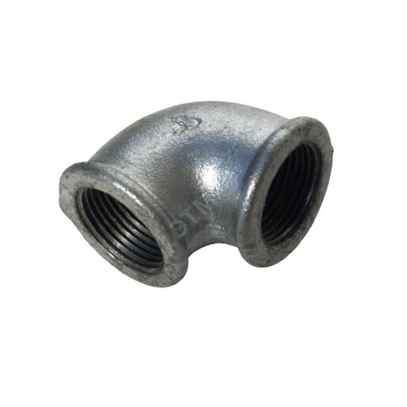 Угольник 90-1-50 оцинкованный, муфта-штуцер, чугунный ГОСТ 213200015