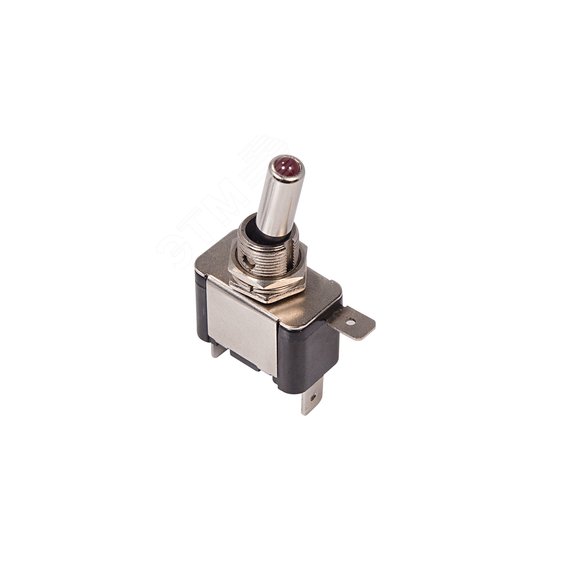 Тумблер 12V 25А (3c) ON-OFF однополюсный с красной LED подсветкой REXANT 36-4330